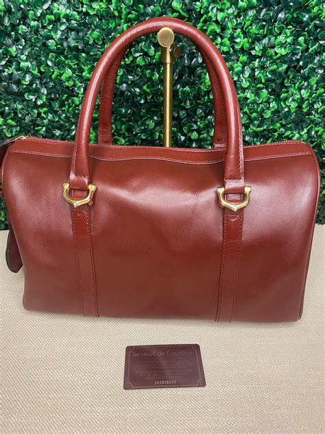 cartier boston bag.